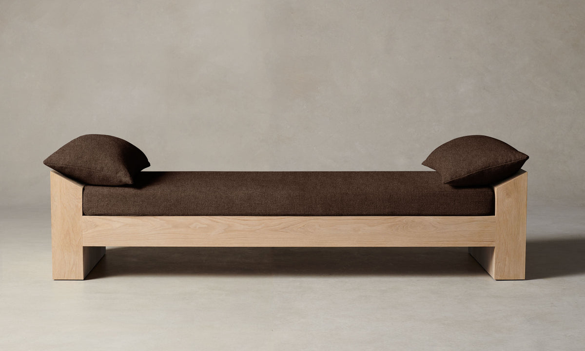 The Montauk Daybed - Italian Brushed Wool Cocoa