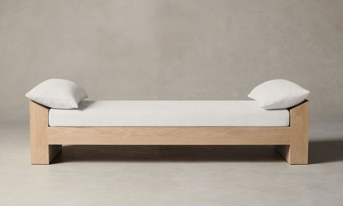 The Montauk Daybed - Italian Brushed Wool Vanilla