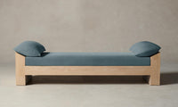 The Montauk Daybed - Mohair Slate Blue