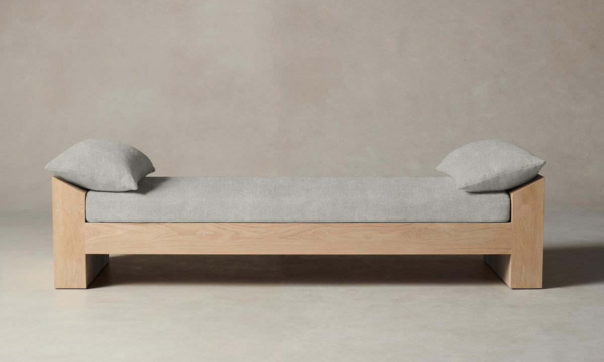 The Montauk Daybed - Performance Mélange Weave Flint