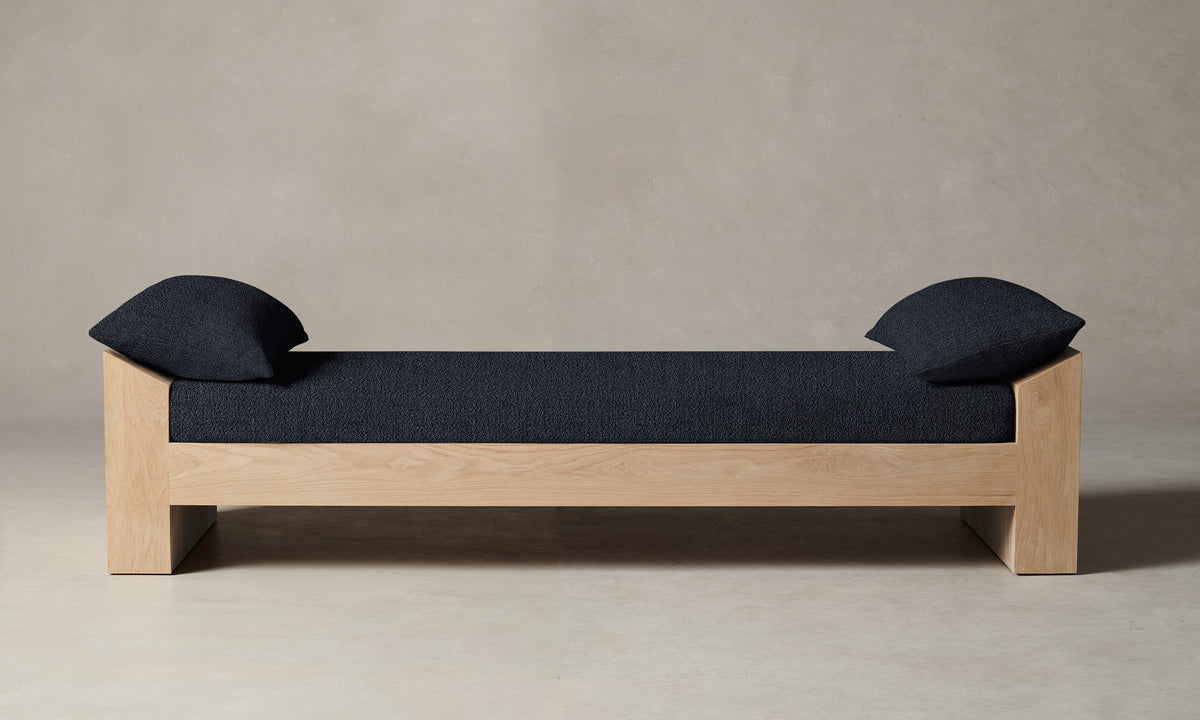 The Montauk Daybed - Performance Textural Weave Marina