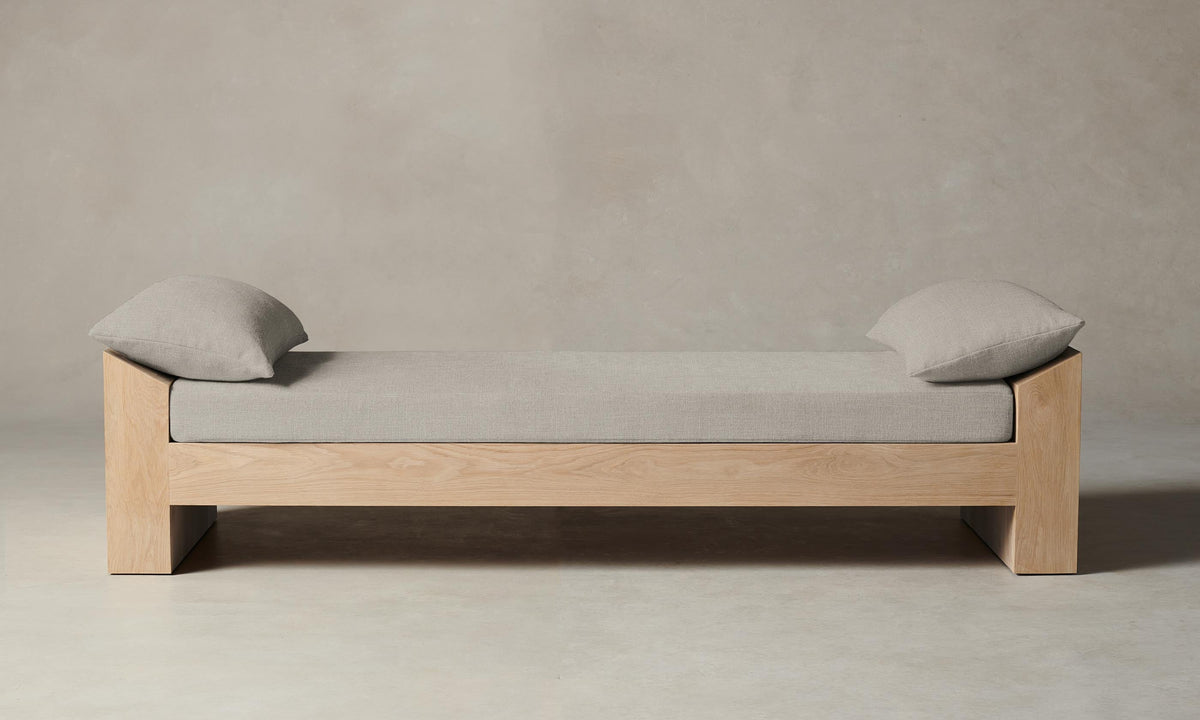 The Montauk Daybed - Performance Linen Weave Beige