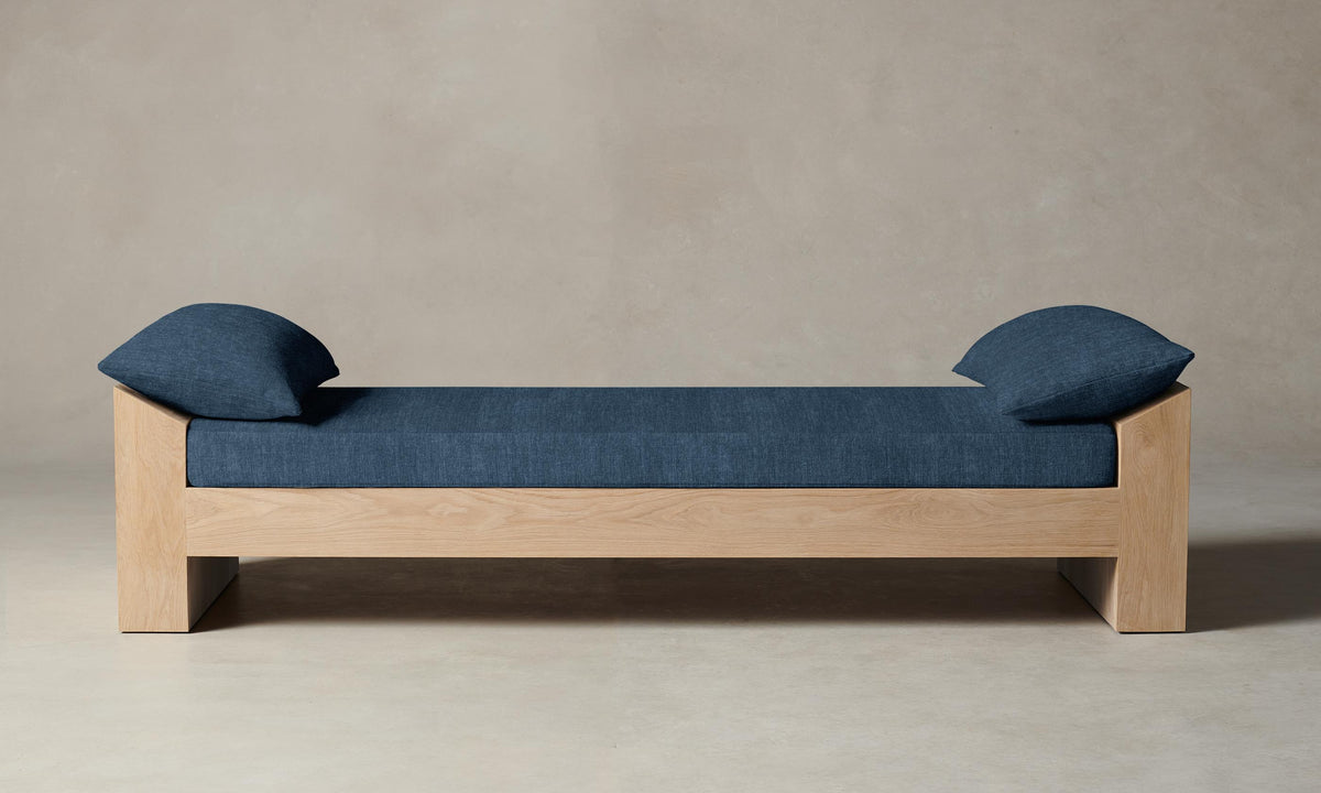 The Montauk Daybed - Performance Tweed Denim