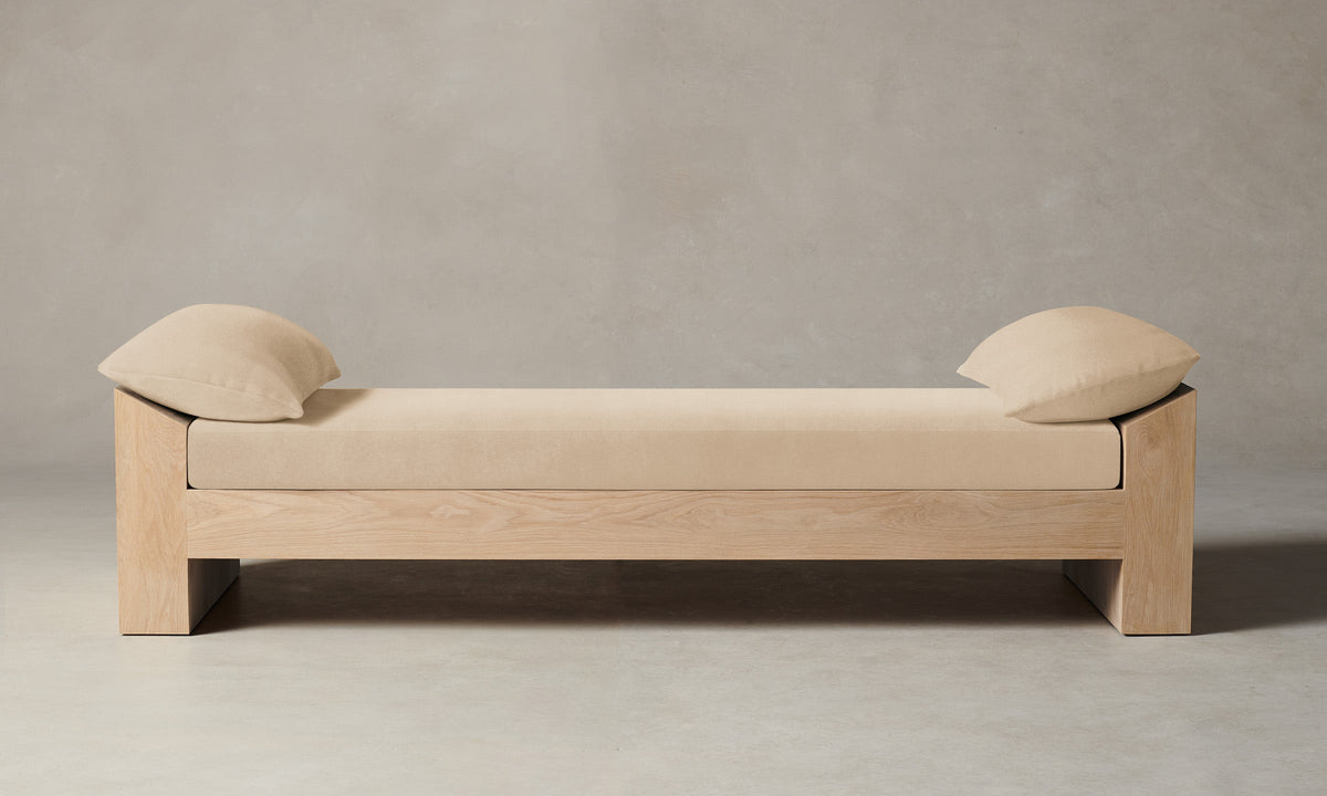 The Montauk Daybed - Performance Velvet Butter