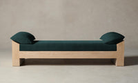 The Montauk Daybed - Performance Velvet Emerald