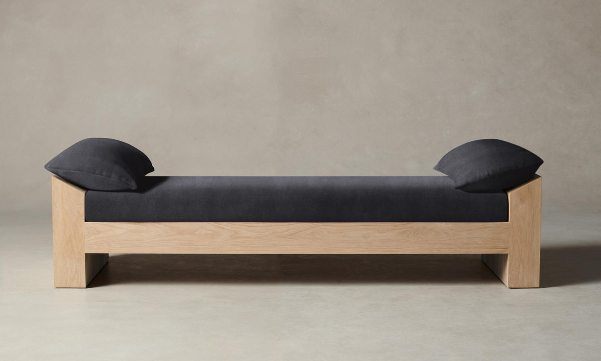 The Montauk Daybed - Performance Velvet Flannel