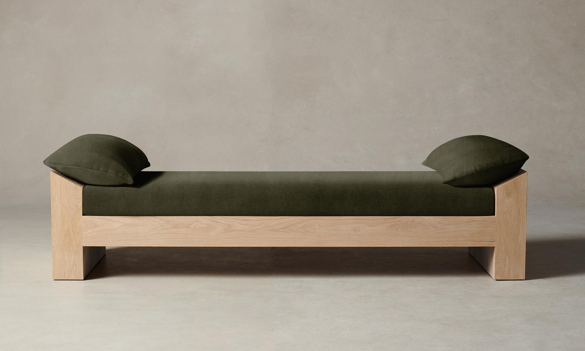 The Montauk Daybed - Performance Velvet Olive