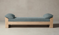 The Montauk Daybed - Performance Velvet Seafoam