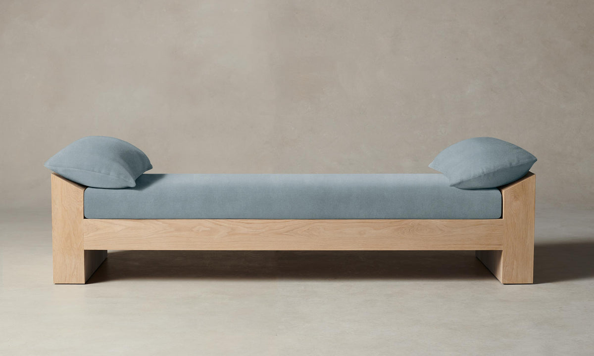 The Montauk Daybed - Performance Velvet Sky