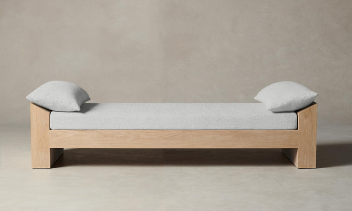 The Montauk Daybed - Performance Woven Chenille Steel