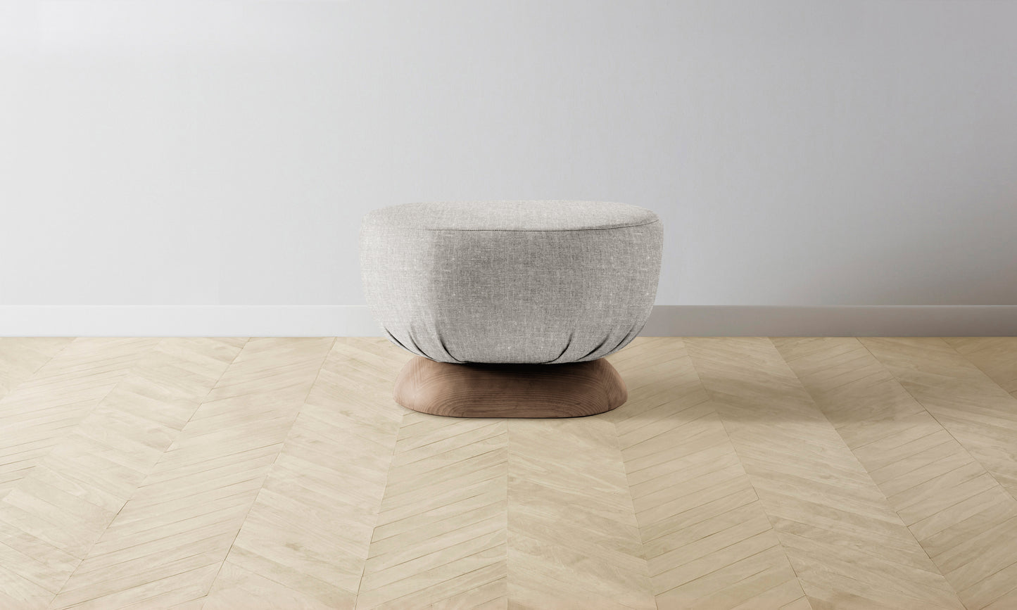 The Mott Stool - Belgian Linen Agate