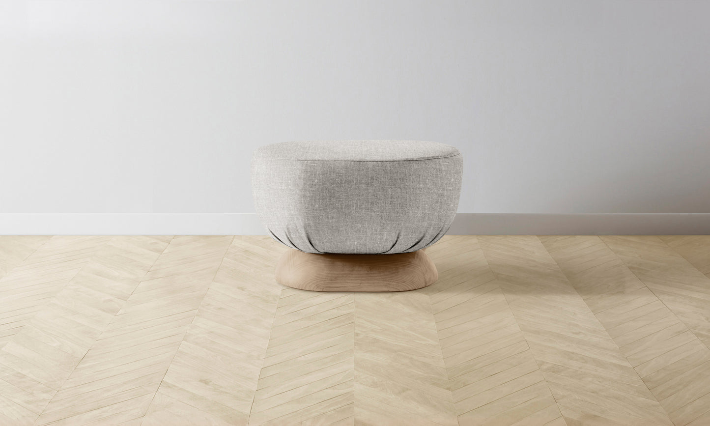 The Mott Stool - Belgian Linen Agate