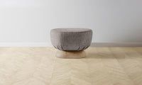 The Mott Stool - Belgian Linen Carob