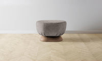 The Mott Stool - Belgian Linen Carob