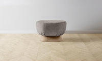 The Mott Stool - Belgian Linen Carob