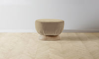 The Mott Stool - Mohair Almond