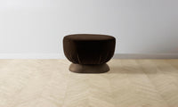 The Mott Stool - Mohair Chocolate