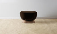 The Mott Stool - Mohair Chocolate