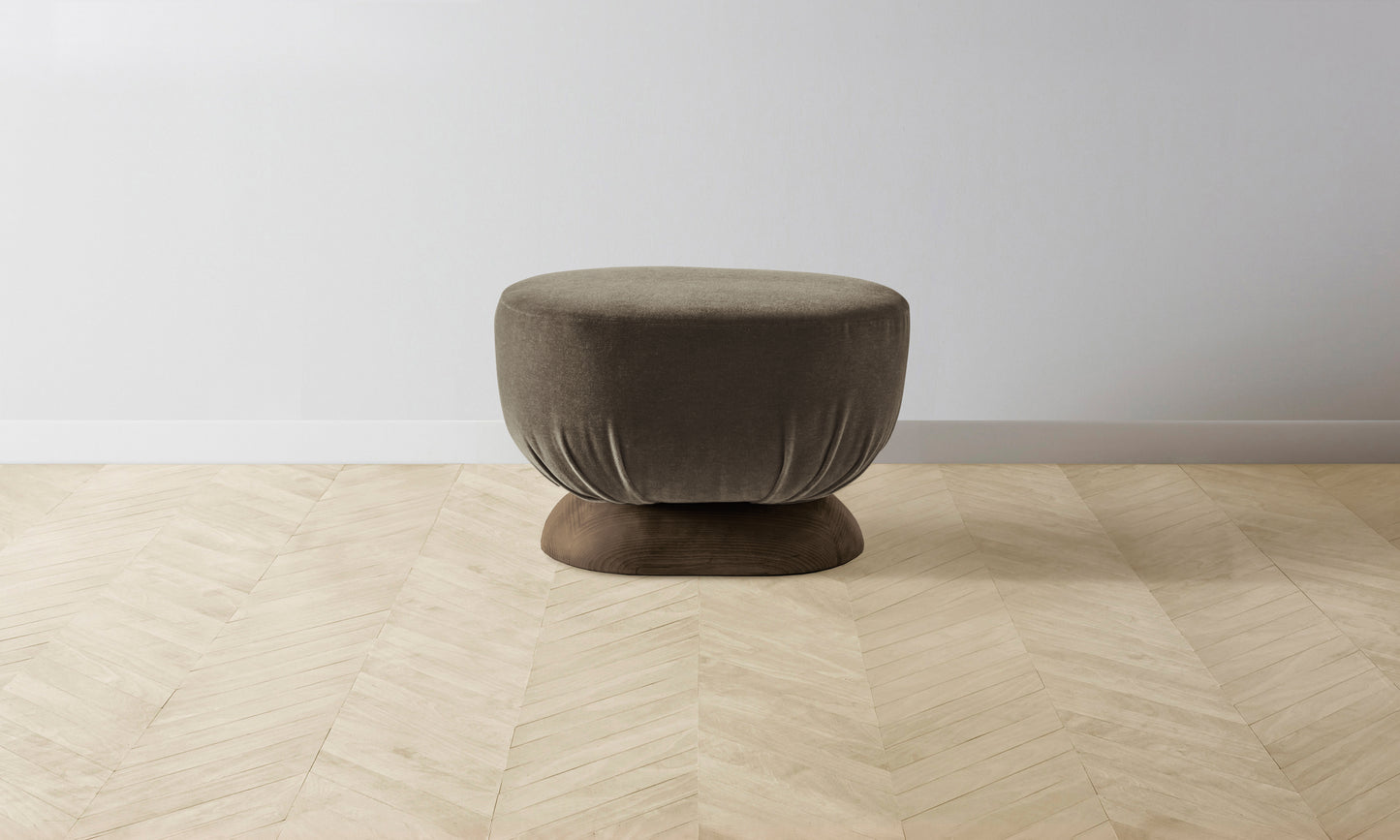 The Mott Stool - Mohair Mink