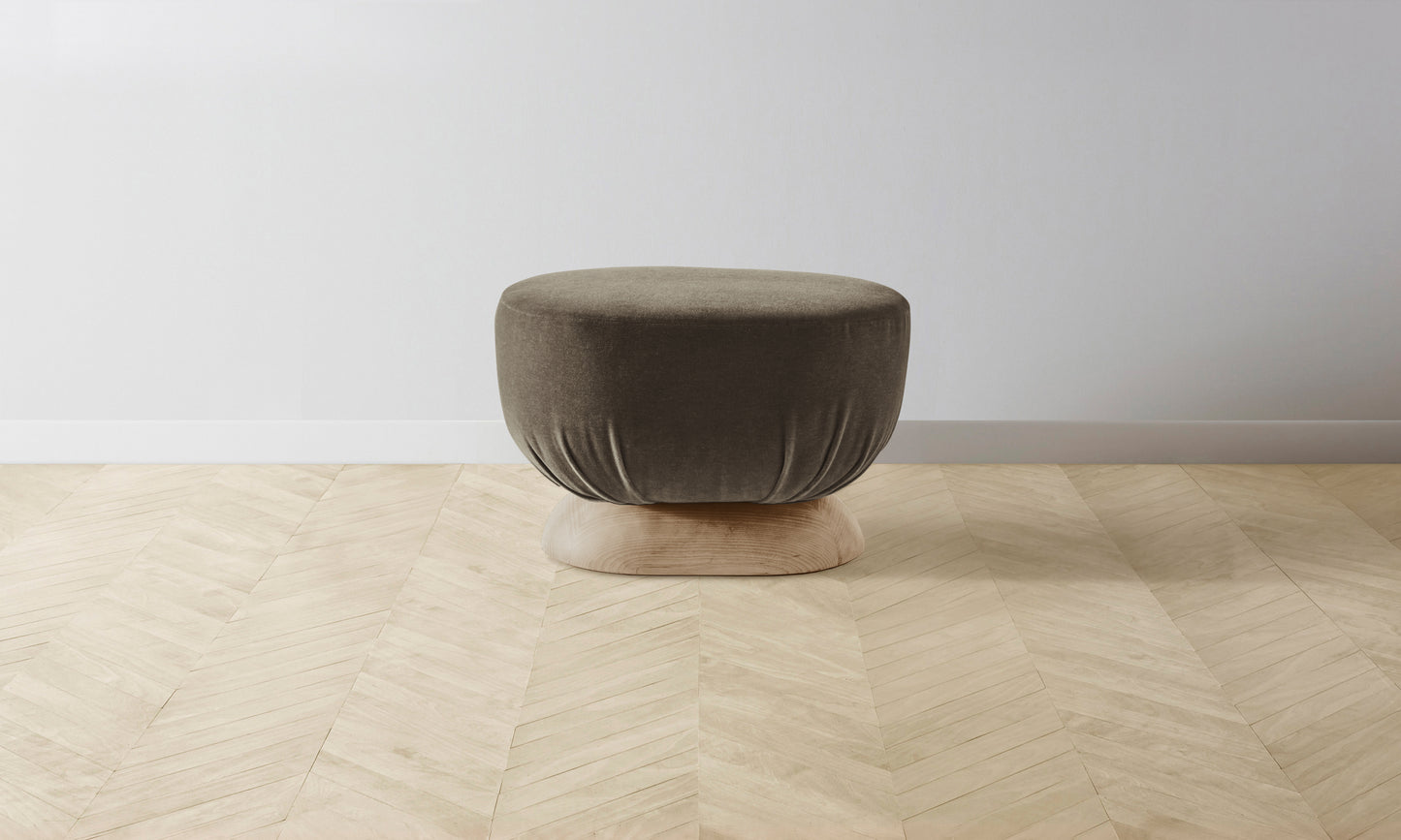 The Mott Stool - Mohair Mink