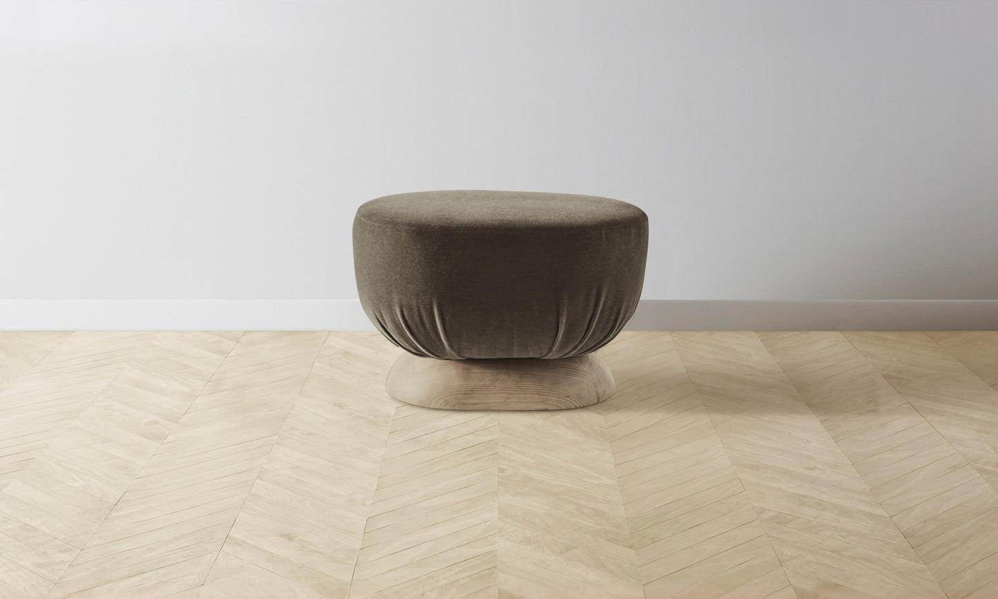 The Mott Stool - Mohair Mink