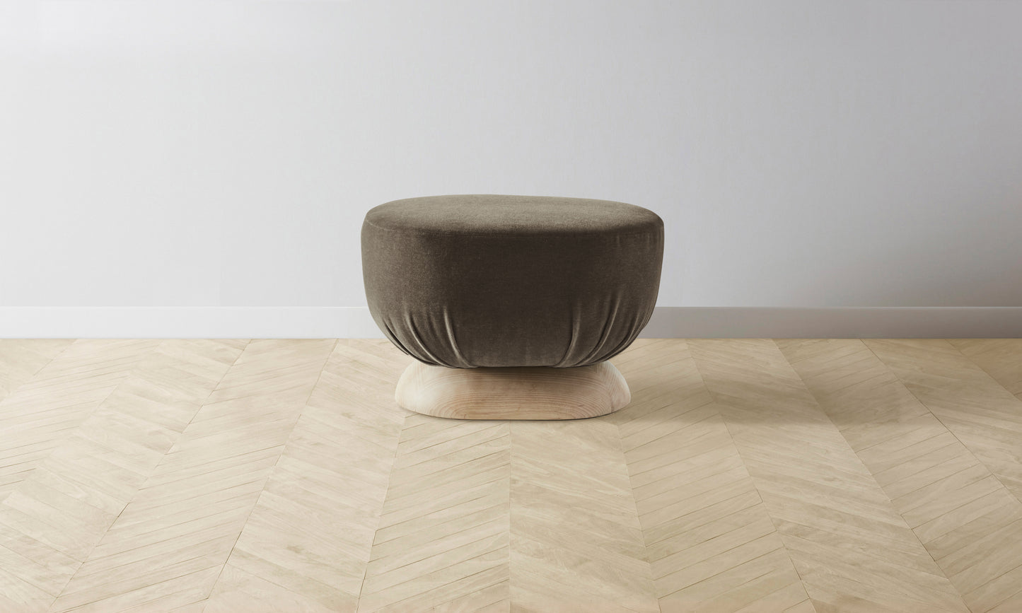 The Mott Stool - Mohair Mink