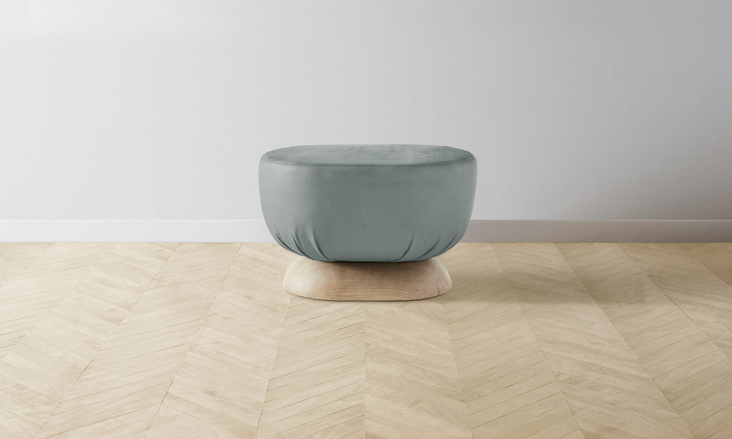 The Mott Stool - Nubuck Leather Tide