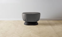 The Mott Stool - Pebbled Leather Ash