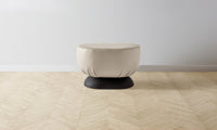 The Mott Stool - Pebbled Leather Stone