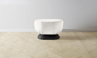 The Mott Stool - Performance Textured Tweed Snow