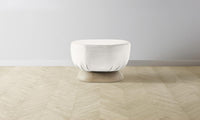 The Mott Stool - Performance Textured Tweed Snow