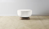 The Mott Stool - Performance Textured Tweed Snow