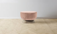 The Mott Stool - Performance Velvet Dusty Rose