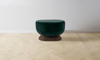 The Mott Stool - Performance Velvet Emerald