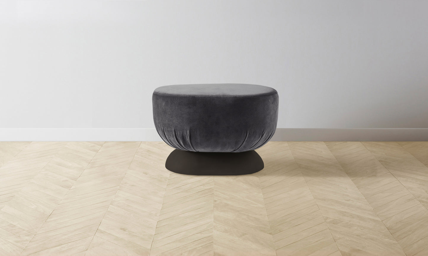 The Mott Stool - Performance Velvet Flannel