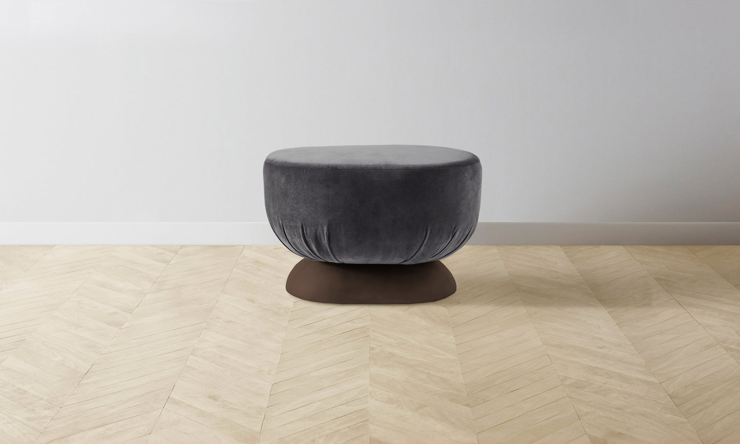 The Mott Stool - Performance Velvet Flannel