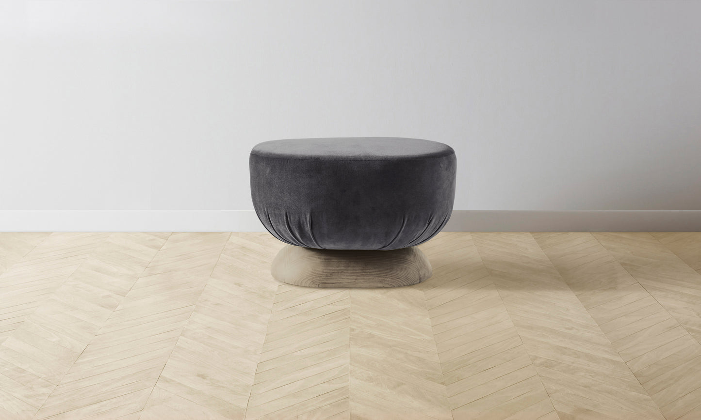 The Mott Stool - Performance Velvet Flannel