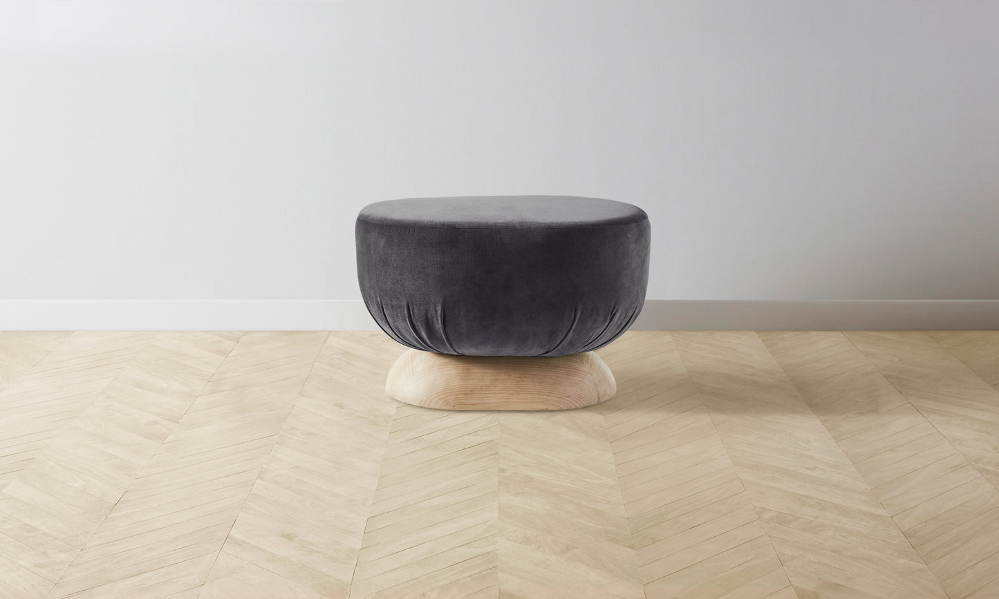 The Mott Stool - Performance Velvet Flannel