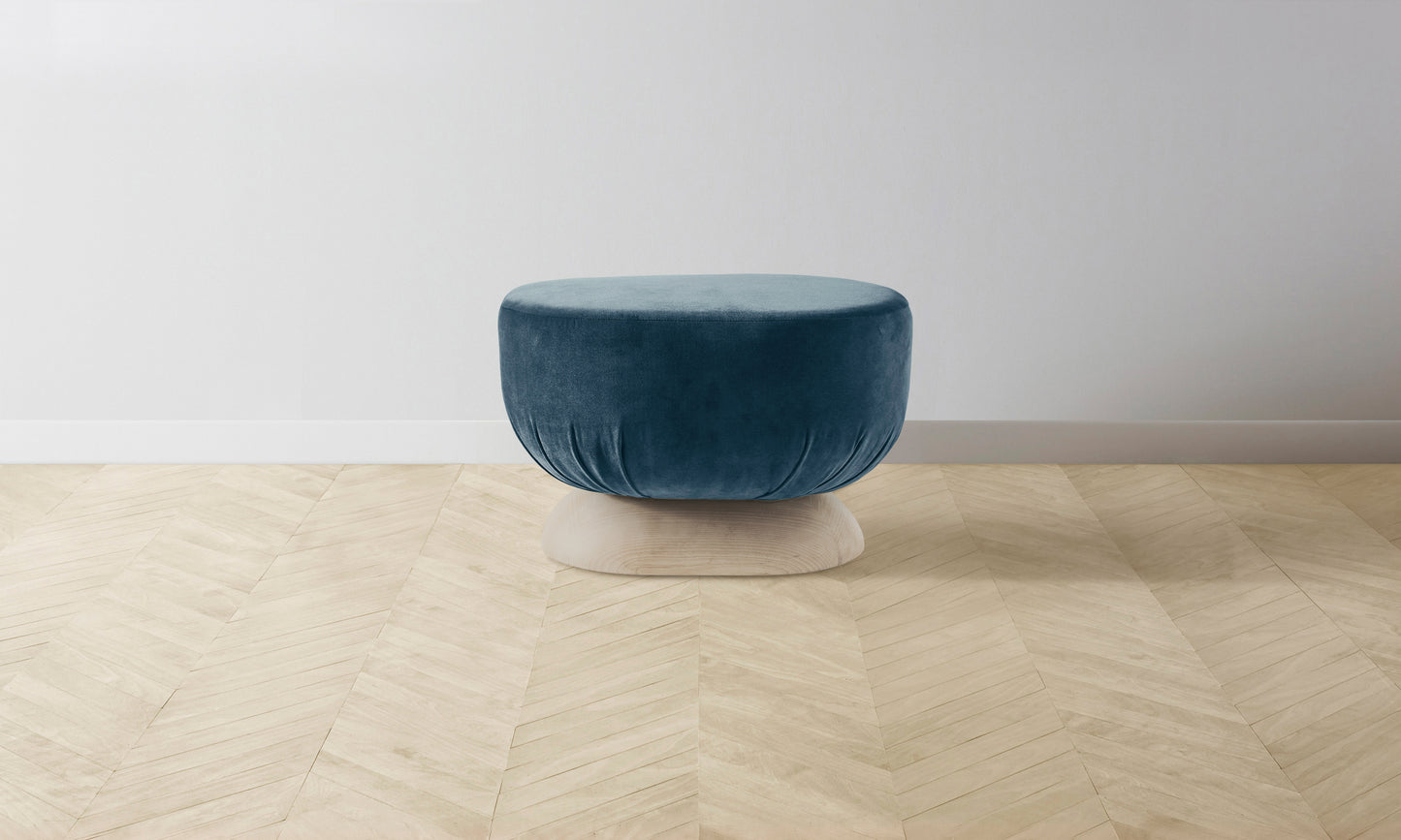 The Mott Stool - Performance Velvet Lagoon