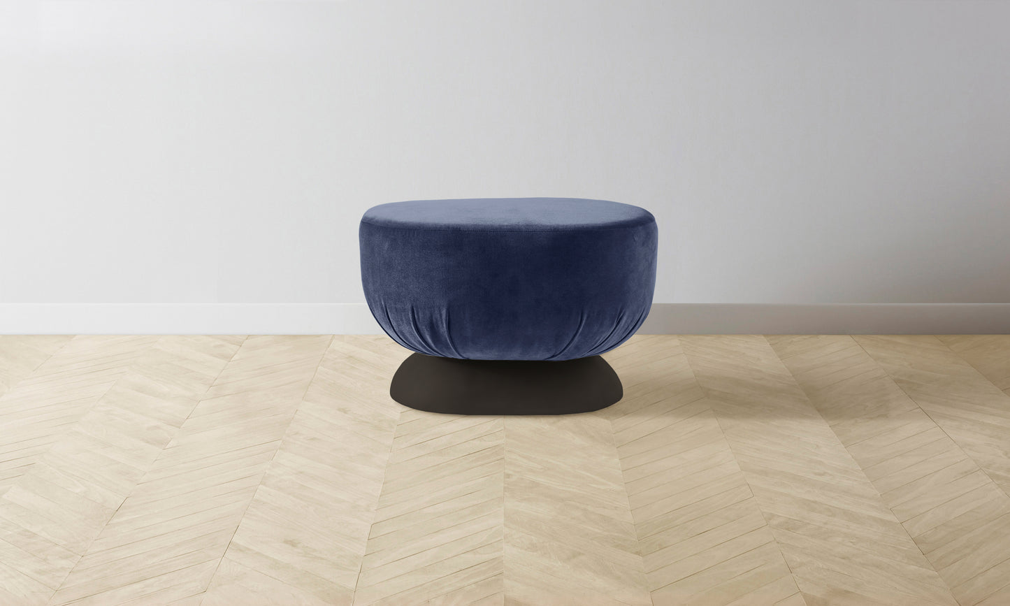 The Mott Stool - Performance Velvet Midnight