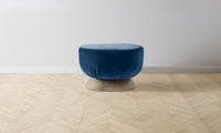 The Mott Stool - Performance Velvet Sapphire