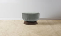 The Mott Stool - Performance Velvet Seafoam