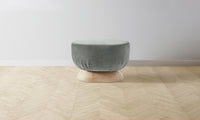 The Mott Stool - Performance Velvet Seafoam