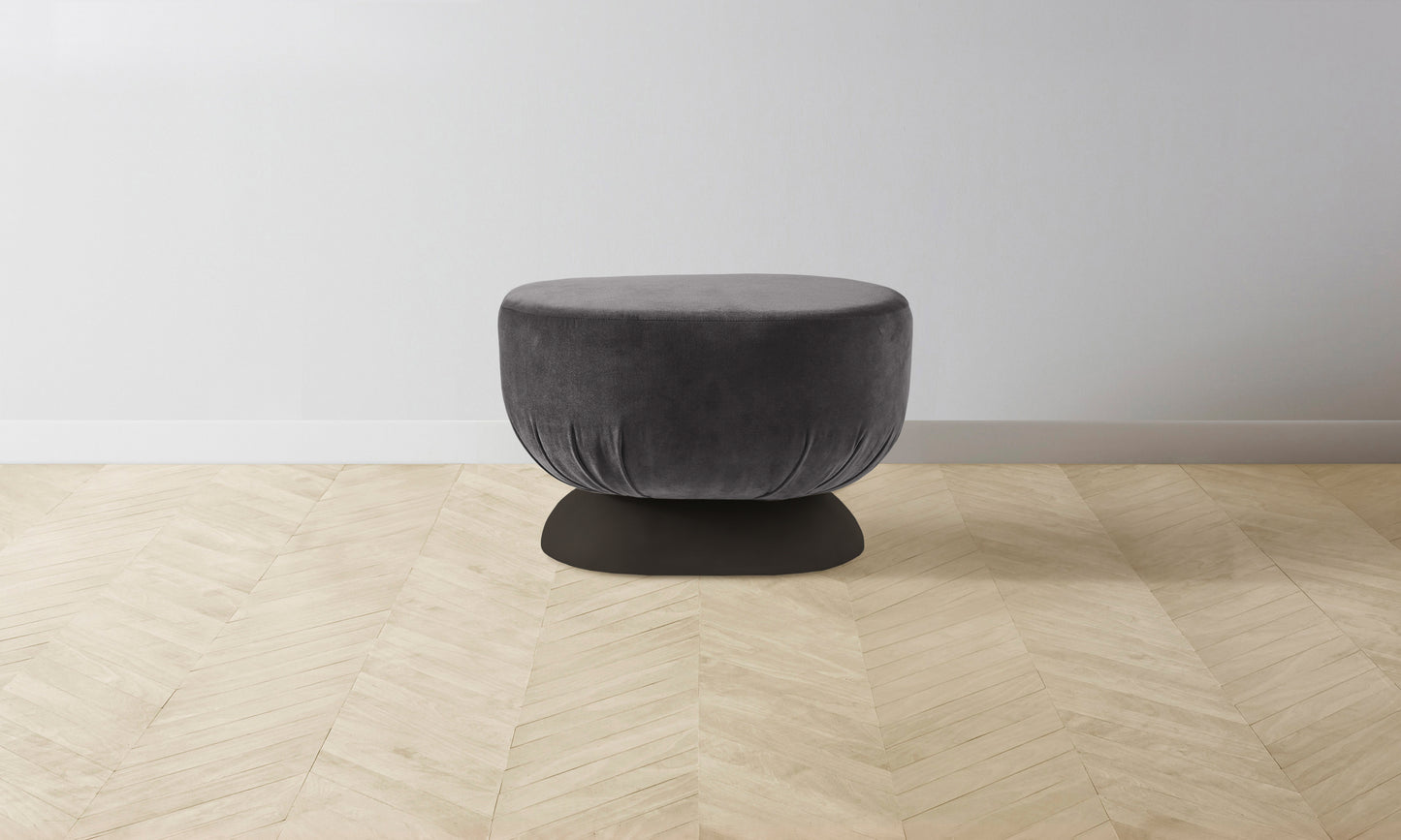 The Mott Stool - Performance Velvet Slate