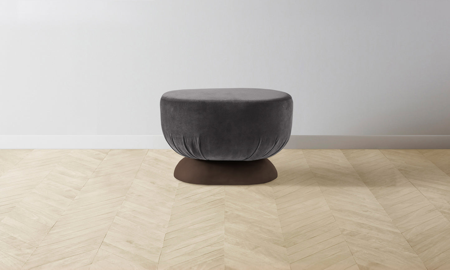 The Mott Stool - Performance Velvet Slate