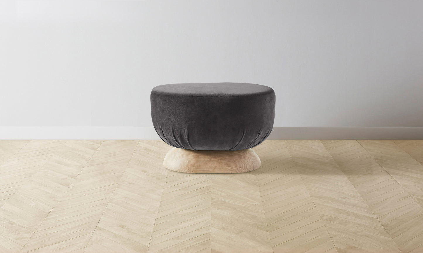 The Mott Stool - Performance Velvet Slate