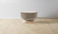 The Mott Stool - Performance Velvet Taupe