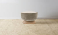 The Mott Stool - Performance Velvet Taupe