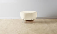 The Mott Stool - Performance Woven Chenille Desert