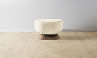 The Mott Stool - Performance Woven Chenille Desert